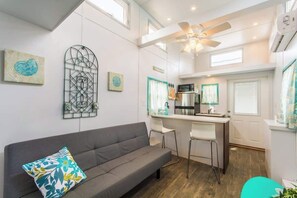 Living room and Kitchen view