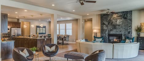Gorgeous open concept main floor perfect for groups