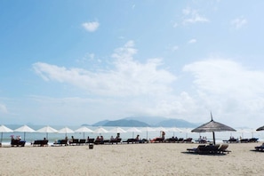 Beach in front of The Costa.