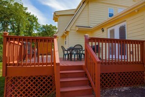 Large deck with a view