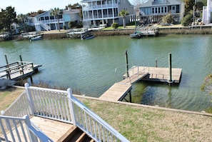 Floating Dock on the Canal