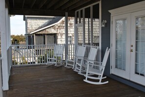 Covered Porch on Canal Side