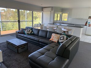 Main living area and kitchen 