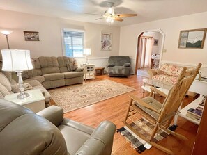 Living Room with TV/DVD, First Floor