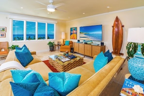 K507 Wailea Seashore Suite - The Stunningly Beautiful Great Room.