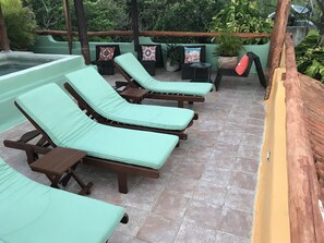Roof top lounge area