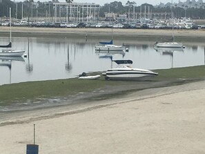 Oops!  Best to boat park at dock