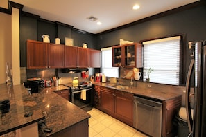 Open Kitchen, Fully Applianced and equipped