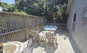 Back Deck with Outdoor Shower