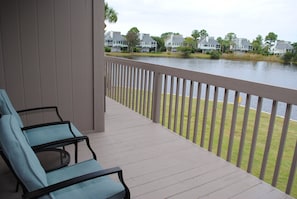 Sun Deck Overlooking Lake