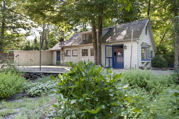 View of Herb Cottage from the 'show off' herb garden