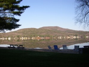 Morning view of mountain in the fall