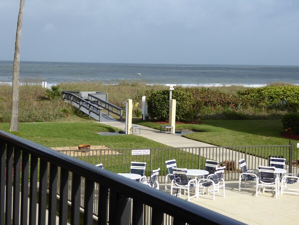 Great views of the ocean from your private balcony.