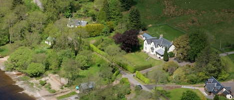 Aerial Shot of House