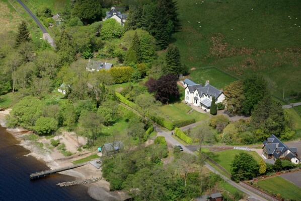 Aerial Shot of House