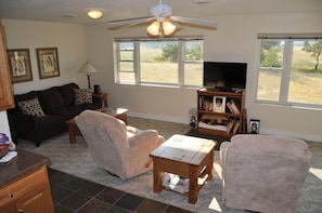 Living area in Elk Suite