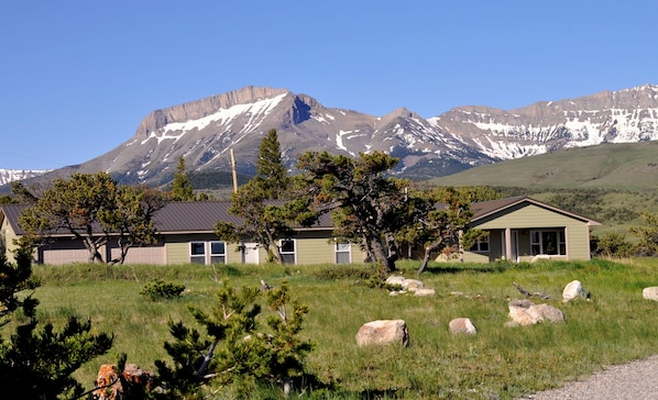 Rocky Mountain Front Retreat with Ear Mountain in the background