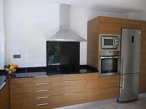 Modern fully-fitted kitchen