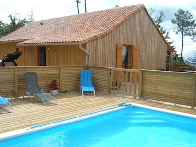 Country holiday home - Riberac with swimming pool