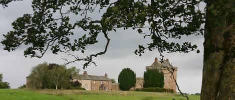 Kirkandrews House from the River Esk