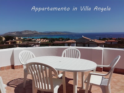 SPACIOUS AND BRIGHT FLAT IN VILLA WITH BIG TERRACE WITH SEA AND ASINARA VIEW