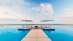 Lounge on the pool