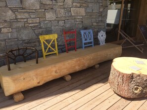 Seating area outside