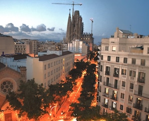 View from private terrace 