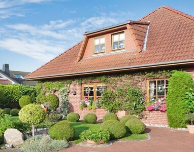 Enchanting apartment in a maritime country house style in Geestland Langen near Bremerhaven