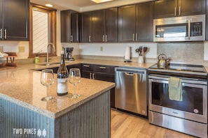 Newly Remodeled Kitchen with Stainless Steel Appliances