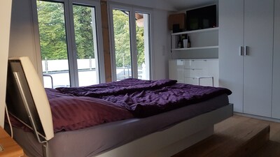 Studio 54 luxury roof apartment / loft in a very good location in Refrath near Cologne