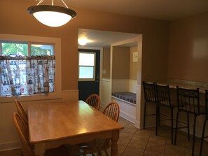 Dining room and entry