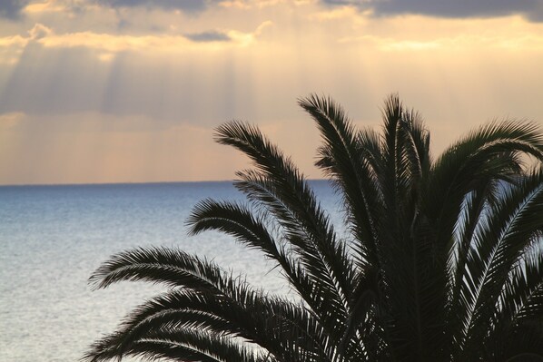 Von der Terrasse aufs Meer