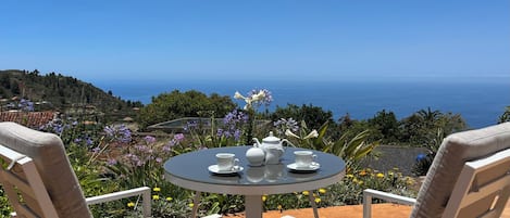 Tea for two and a stunning view!