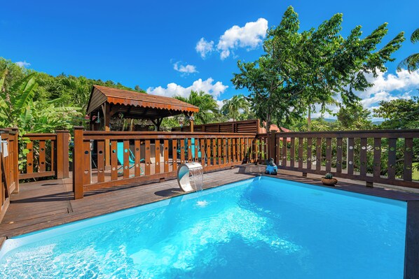 Piscine au sel