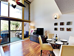 Living Room - New hardwood flooring creates an beautiful feeling