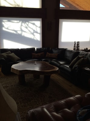 main living area, sectional and 2 comfy chairs