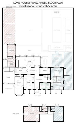 Property Layout - exclusive use of entire property for guests