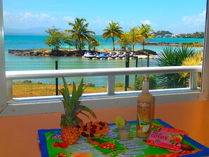 TERRASE EN BORD DE MER ET PLAGE