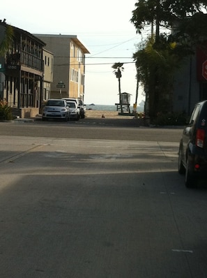 Easy walk to the sand.