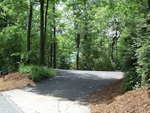 As you enter our driveway there is a boat parking pad for a 24' boat & trailer.