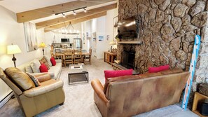Beaver Creek West Condo #28 living room and kitchen