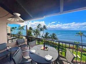 Breathtaking ocean views  from your private lanai.