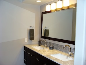 Master bath vanity