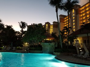 Night Time at the Pool