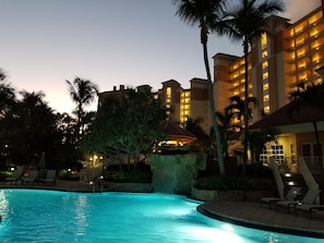 Night Time at the Pool