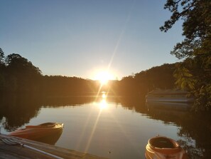 Sunset from the dock.