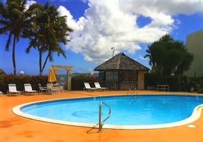 Relax by the sea in our freshwater pool