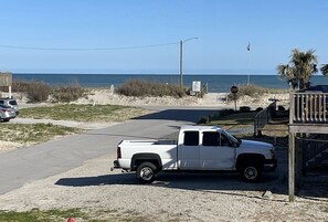 Our ocean view. Less than 100 yards to the beach!