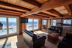 Open living room! Couches are brand new and comfortable!